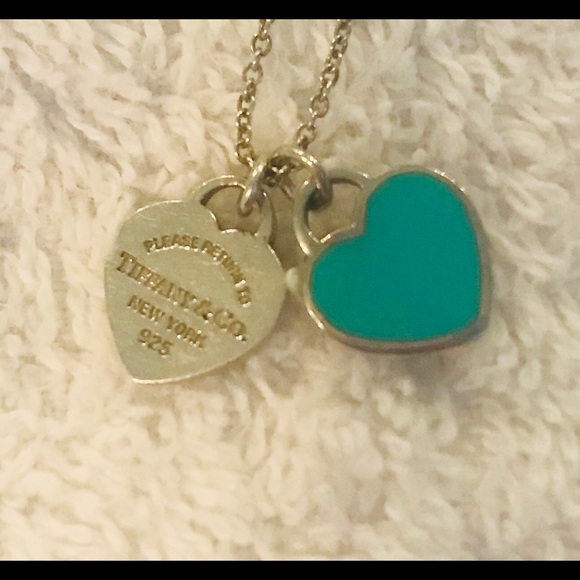 Tiffany & Co. Jewelry - authentic Tiffany’s double heart necklace